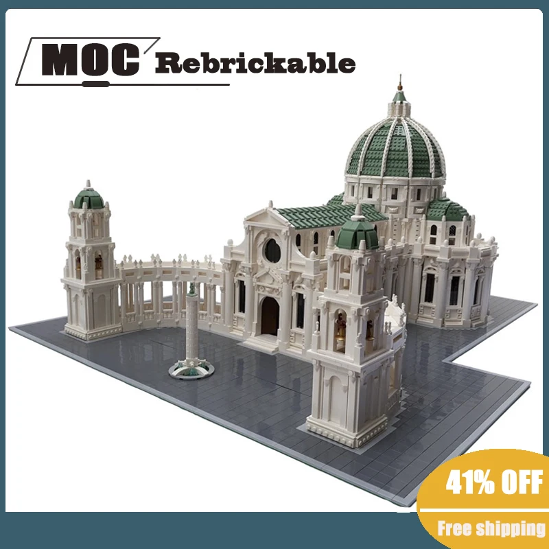 13304PCS Custom Hot Sale Street View Moc Modular Baroque Cathedral Model Blocks DIY children toys gift Christmas building blocks
13304PCS Custom Hot Sale Street View Moc Modular Baroque Cathedral Model Blocks DIY children toys gift Christmas building blocks