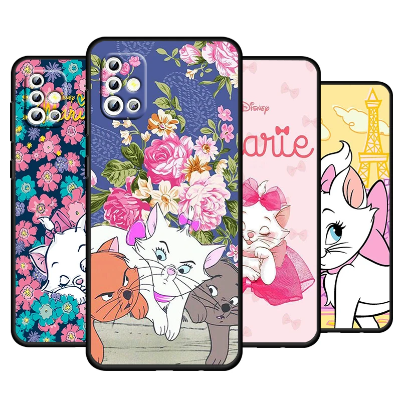 Disney Marie Cartoon Cat For Samsung Galaxy A73 A52S A72 A71 A52 A51 A22 A12 A32 A21S 4G 5G Silicone Soft Black Phone Case Funda
Disney Marie Cartoon Cat For Samsung Galaxy A73 A52S A72 A71 A52 A51 A22 A12 A32 A21S 4G 5G Silicone Soft Black Phone Case Funda