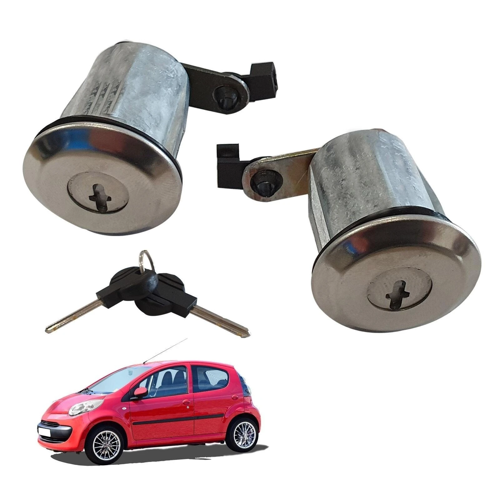 1 Pair Car Locks For Peugeot 107 Citroen C1 Toyota Aygo Cylinder Door Lock Barrel Key Set 05-14 Exterior Parts
1 Pair Car Locks For Peugeot 107 Citroen C1 Toyota Aygo Cylinder Door Lock Barrel Key Set 05-14 Exterior Parts