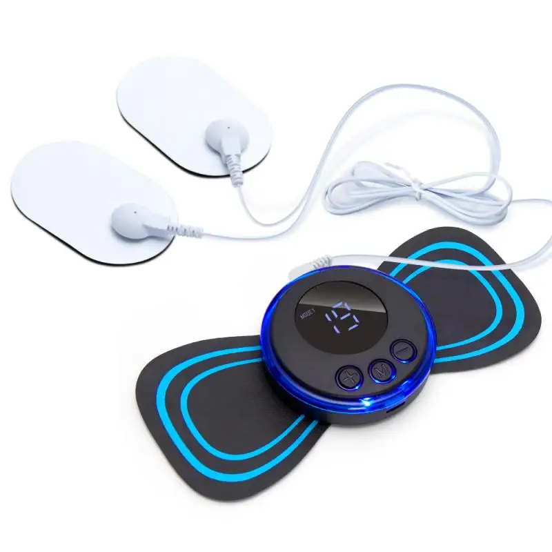 

EMS Neck Massager LCD Display Neck Stretcher Pulse Muscle Stimulator Pads Cervical Vertebra Massage Patch for Muscle Pain Relief