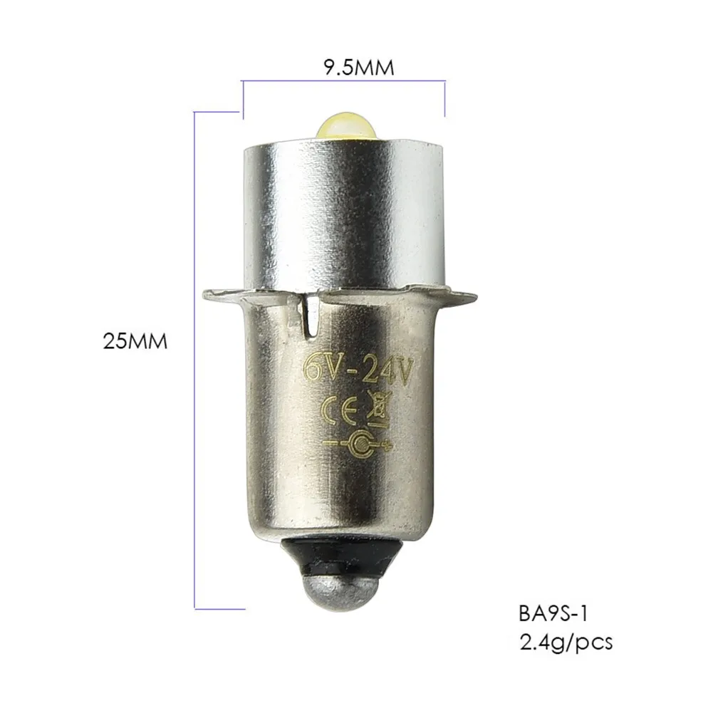 Flashlight Torch Bulb 5-30V 3W P13.5S High Bright Upgrade LED Replacement Bulbs 300 LM Lamp Work Light For Cycling Fishing Tools
Flashlight Torch Bulb 5-30V 3W P13.5S High Bright Upgrade LED Replacement Bulbs 300 LM Lamp Work Light For Cycling Fishing Tools