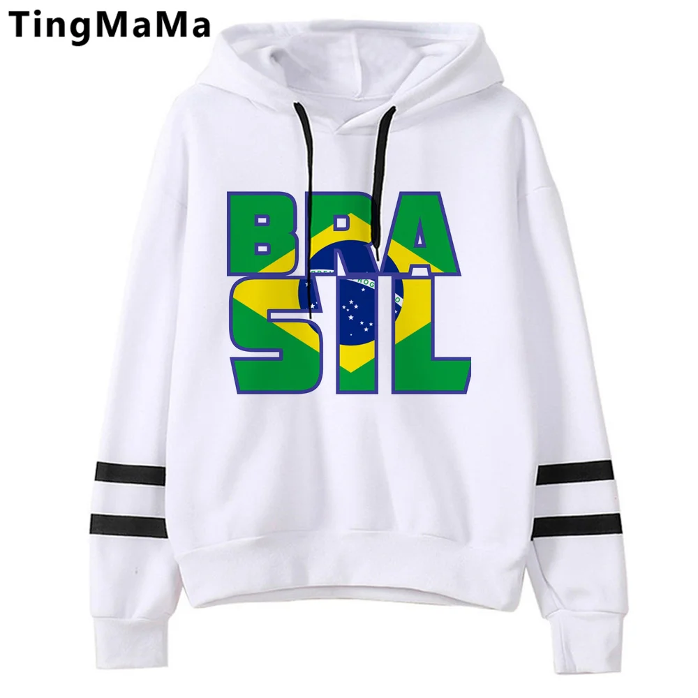 Бразильские футбольные толстовки, женская уличная одежда, рубашка с капюшоном, женский спортивный костюм с графическим принтом
Бразильские футбольные толстовки, женская уличная одежда, рубашка с капюшоном, женский спортивный костюм с графическим принтом