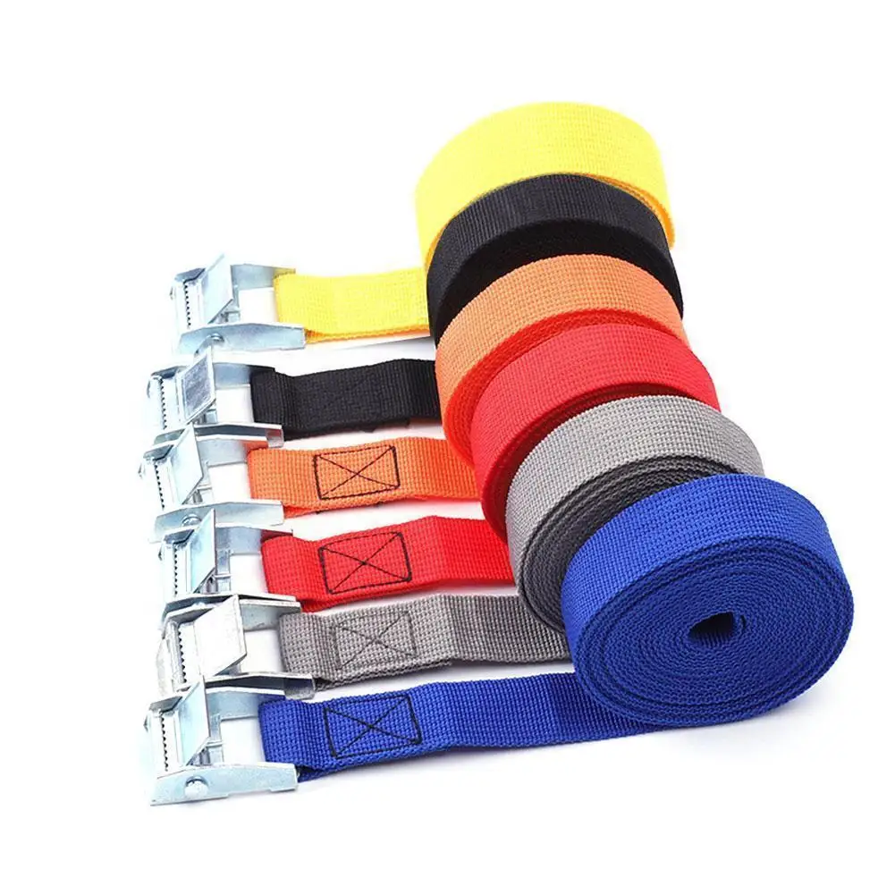 2M Buckle Tie-Down Belt cargo straps for Car motorcycle bike With Metal Buckle Tow Rope Strong Ratchet Belt for Luggage Bag I0Q0
2M Buckle Tie-Down Belt cargo straps for Car motorcycle bike With Metal Buckle Tow Rope Strong Ratchet Belt for Luggage Bag I0Q0