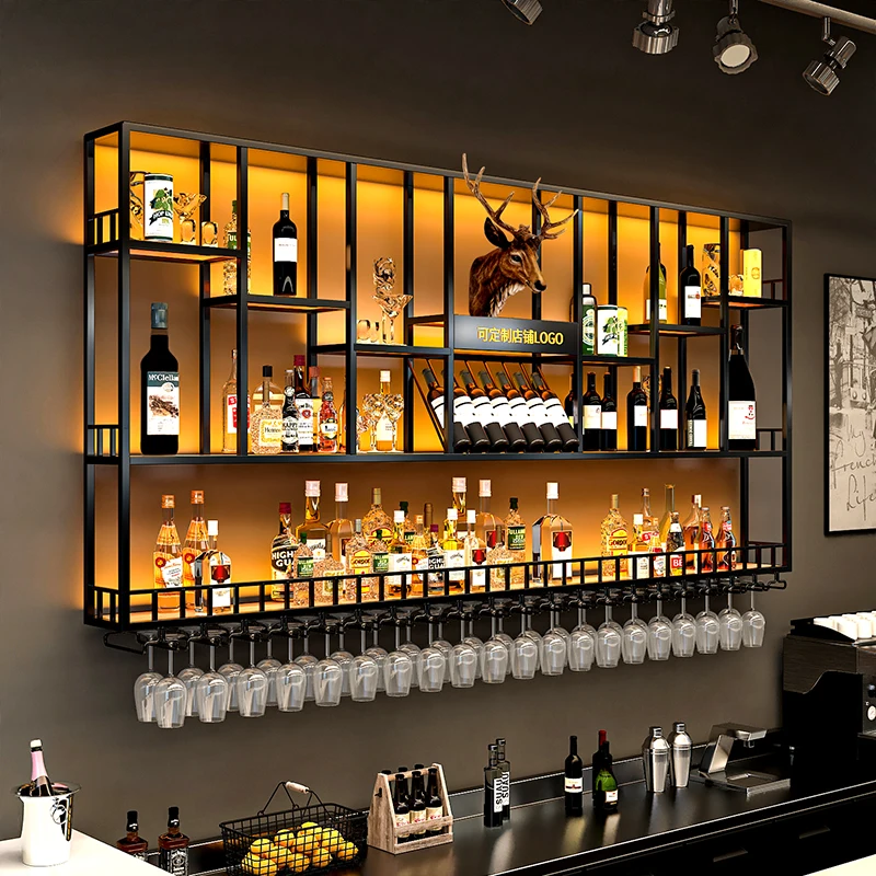 Black Display Wine Racks Storage Wall Modern Commercial Bar Cabinet Restaurant Botellero Vino Organizador De Vinos Furniture
Black Display Wine Racks Storage Wall Modern Commercial Bar Cabinet Restaurant Botellero Vino Organizador De Vinos Furniture