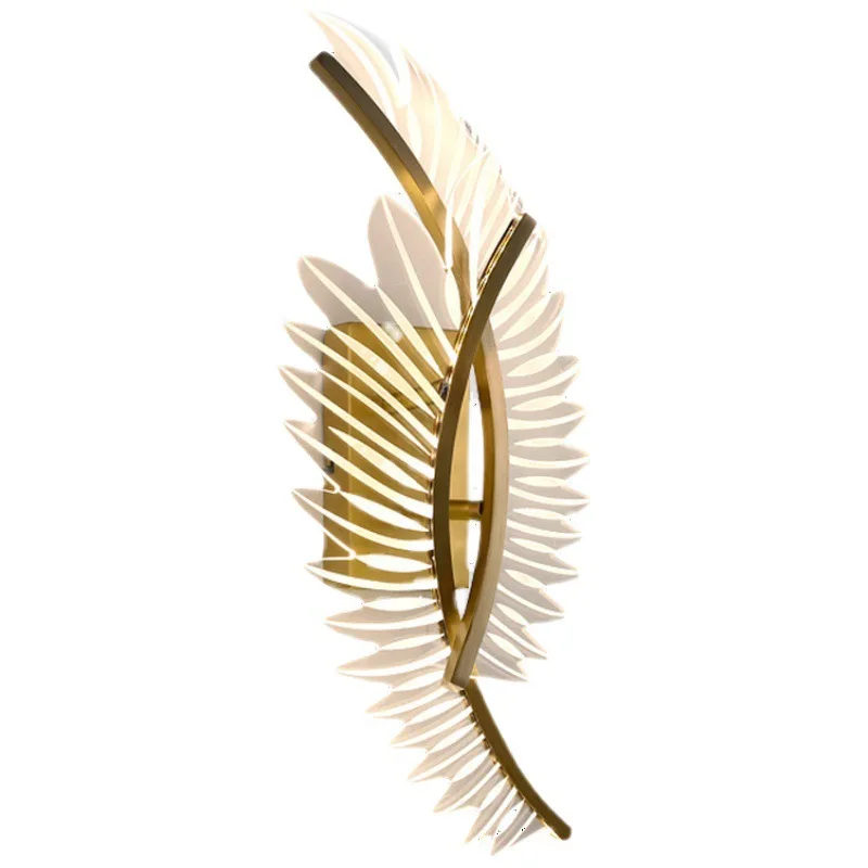 Europe Acrylic Feather Wall Lamps Foyer Bed Room Bathroom Study LED Lighting Modern LED Lustre Home Decor Wedge Indoor Lighting
Europe Acrylic Feather Wall Lamps Foyer Bed Room Bathroom Study LED Lighting Modern LED Lustre Home Decor Wedge Indoor Lighting