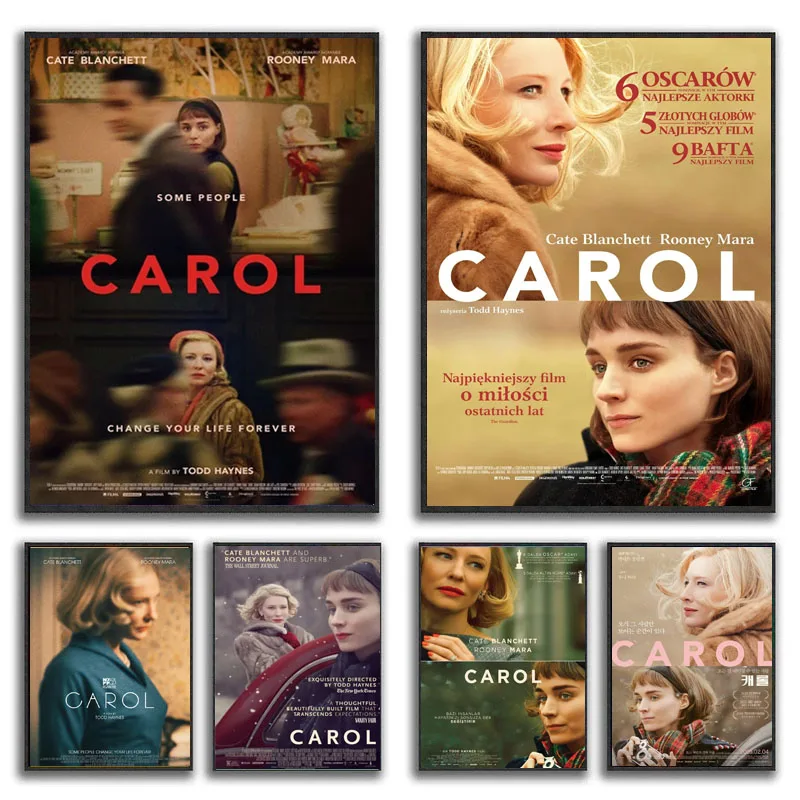 Retro Romantic Carol Movie Print PVC Poster pp glue Transparent waterproof tear-off paste PP Plue paste
Retro Romantic Carol Movie Print PVC Poster pp glue Transparent waterproof tear-off paste PP Plue paste
