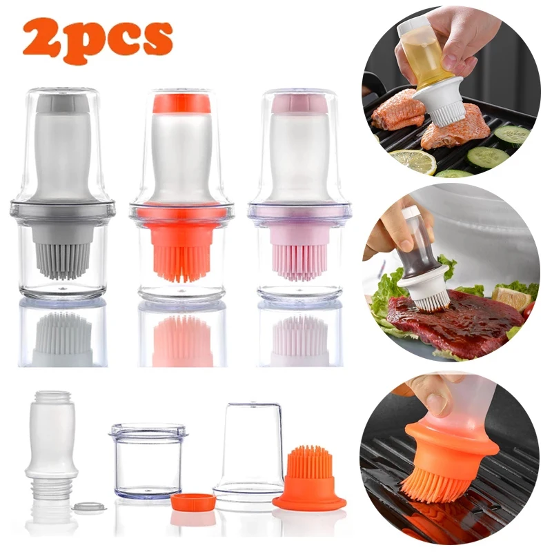 Portable Silicone Oil Brush with Bottle Barbecue Grill Oil Brushes BBQ Liquid Oil Pastry Kitchen BBQ Tools Gadgets Accessories
Portable Silicone Oil Brush with Bottle Barbecue Grill Oil Brushes BBQ Liquid Oil Pastry Kitchen BBQ Tools Gadgets Accessories
