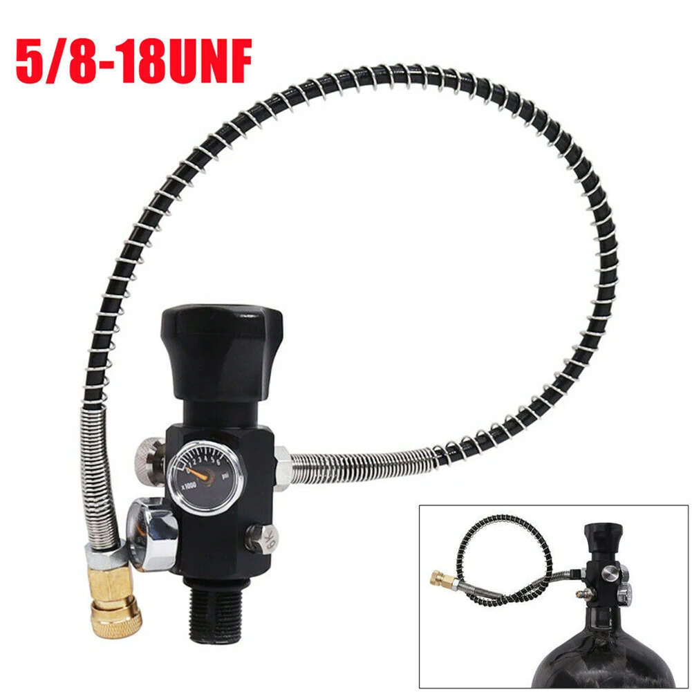 5/8-18UNF Dual Charging Valve Tank Dual Gauge Filling Valve PCP Tank Gauge Air Filling Station Refill Adapter
5/8-18UNF Dual Charging Valve Tank Dual Gauge Filling Valve PCP Tank Gauge Air Filling Station Refill Adapter