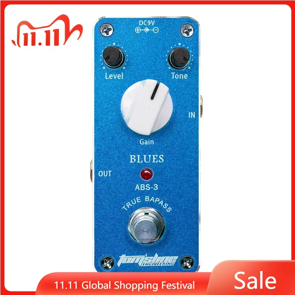 AROMA ABS-3 Guitar Effect Pedal Aluminum Alloy Mini Analogue Blues Electric Distortion True Bypass Guitar Parts & Accessories
AROMA ABS-3 Guitar Effect Pedal Aluminum Alloy Mini Analogue Blues Electric Distortion True Bypass Guitar Parts & Accessories