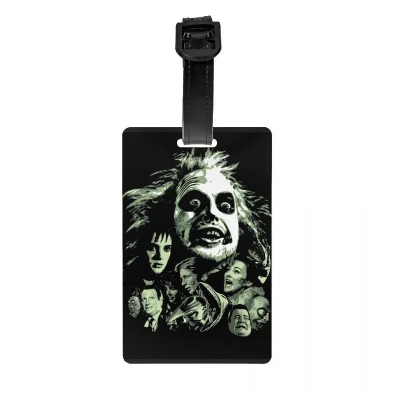 Чемодан для чемоданов от Beetlejuice Тим Бёртон, милые Жетоны для багажа из фильма ужасов на Хэллоуин, Обложка для личной безопасности, идентификационная этикетка
Чемодан для чемоданов от Beetlejuice Тим Бёртон, милые Жетоны для багажа из фильма ужасов на Хэллоуин, Обложка для личной безопасности, идентификационная этикетка