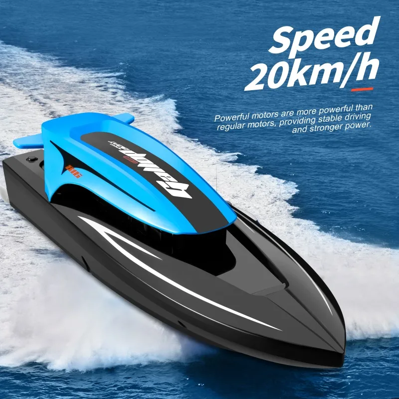 

Радиоуправляемая лодка 2,4 ГГц 20 км/ч скоростной гоночный корабль с дистанционным управлением скоростная лодка Водонепроницаемая детская модель игрушка