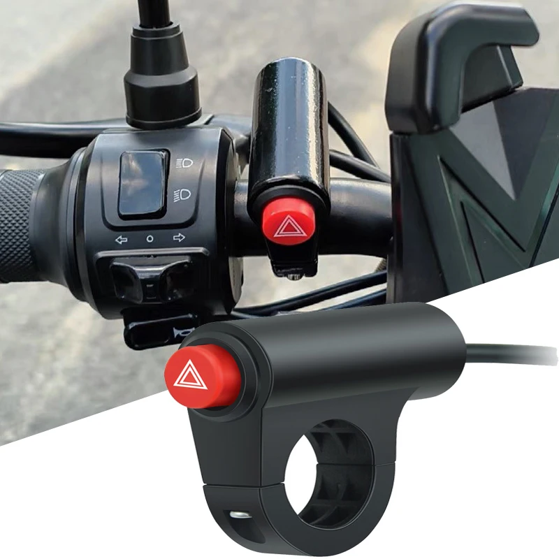 Universal Motorcycle Warning Light Switch Button Motorbike Scooter Double Flash Signal Flasher Lamp Switches Moto Accessories
Universal Motorcycle Warning Light Switch Button Motorbike Scooter Double Flash Signal Flasher Lamp Switches Moto Accessories