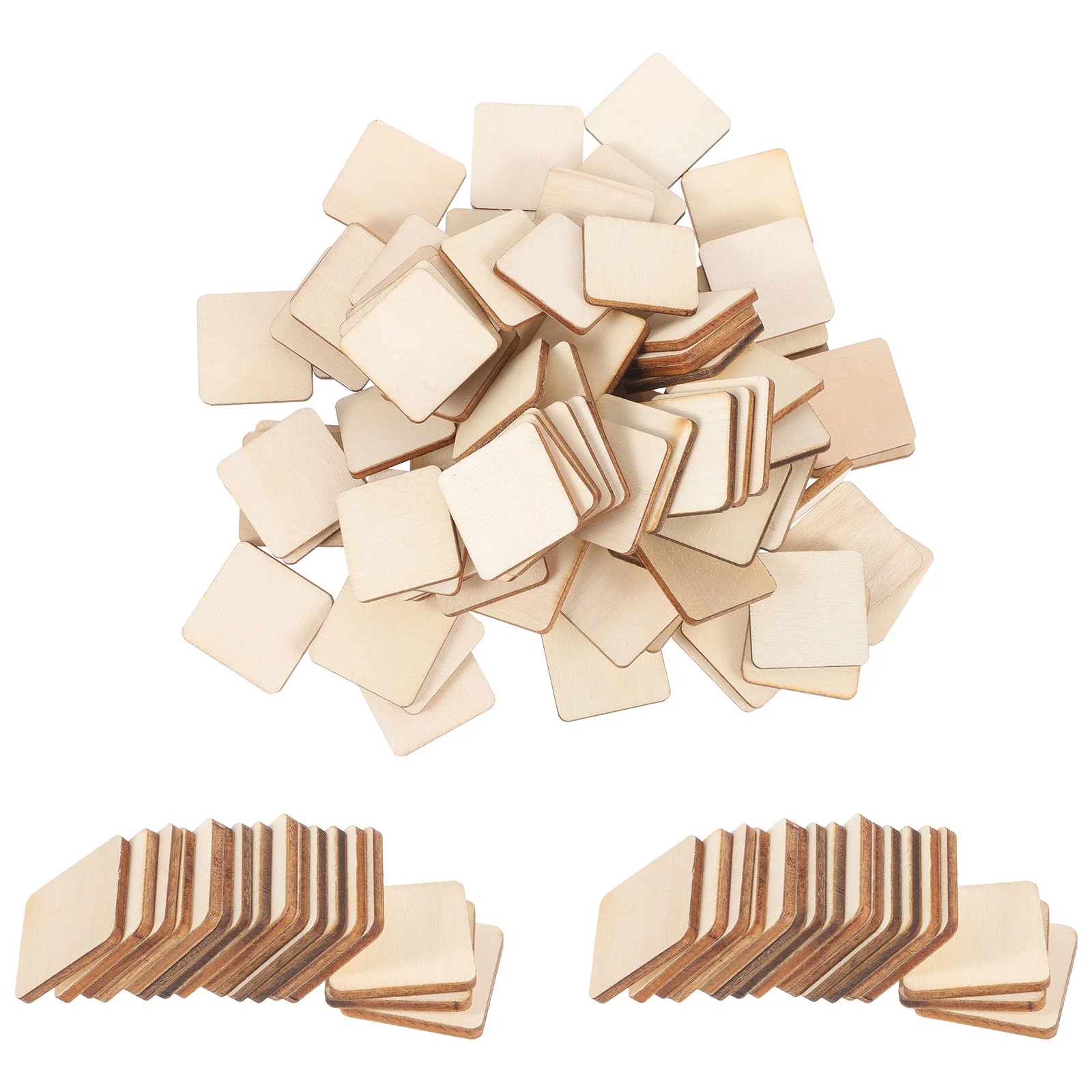 300 Pcs Square Wood Slices Blank Wood Pieces Unfinished DIY Plaque for Painting Crafts 25MM
300 Pcs Square Wood Slices Blank Wood Pieces Unfinished DIY Plaque for Painting Crafts 25MM