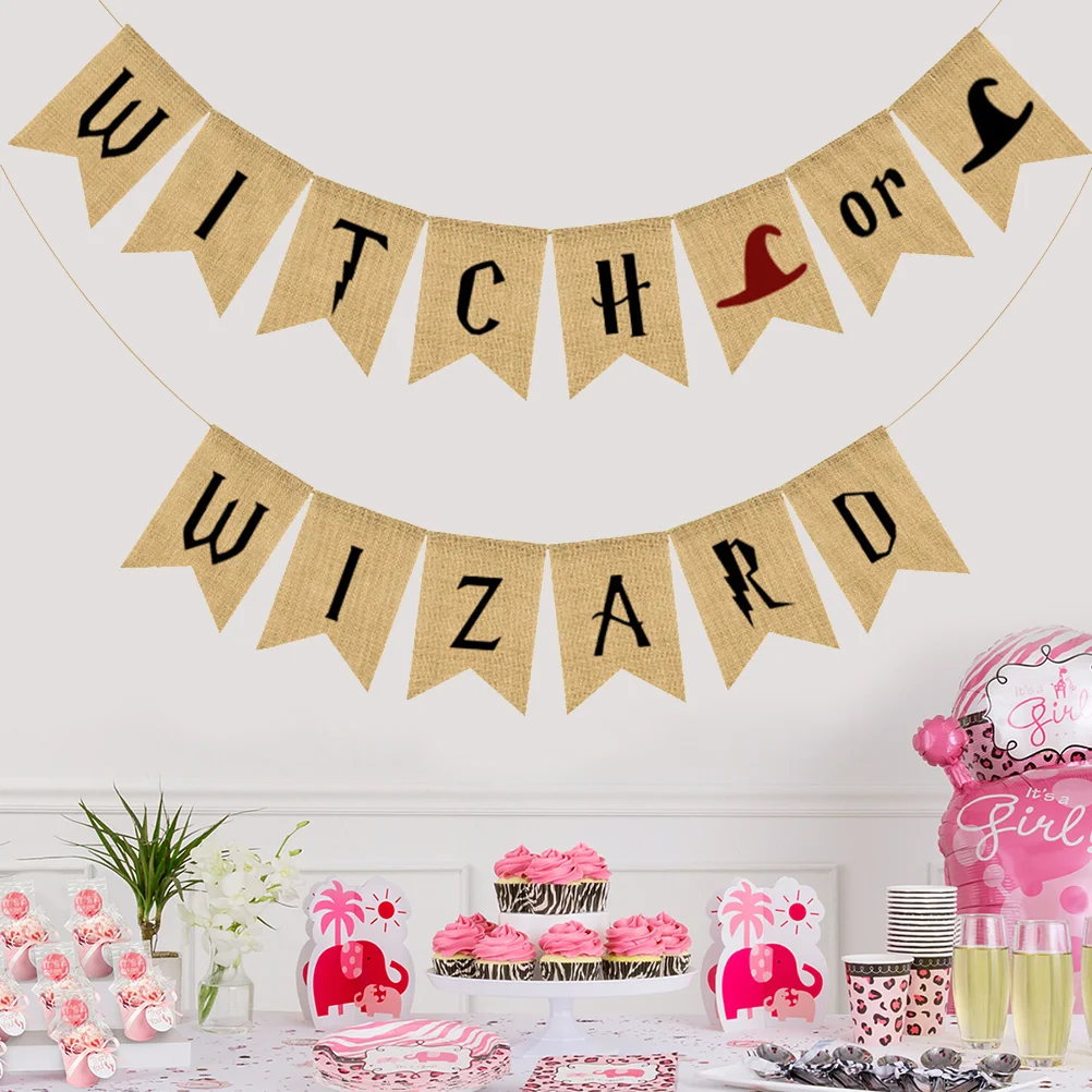 1pc Banner Witch Banner Bunting Banner Burlap Banner Pennant Decoration for Party
1pc Banner Witch Banner Bunting Banner Burlap Banner Pennant Decoration for Party