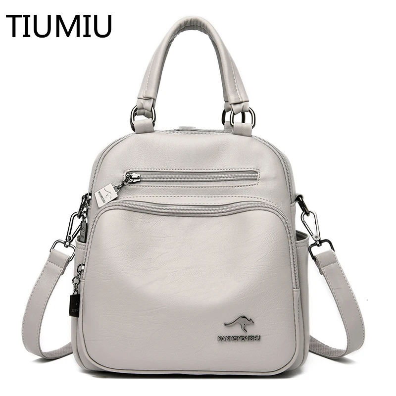Casual Lady Large Capacity Backpack High Quality Pu Leather Backpacks School Bags for Teenagers Girls Multifunction Shoulder Bag
Casual Lady Large Capacity Backpack High Quality Pu Leather Backpacks School Bags for Teenagers Girls Multifunction Shoulder Bag