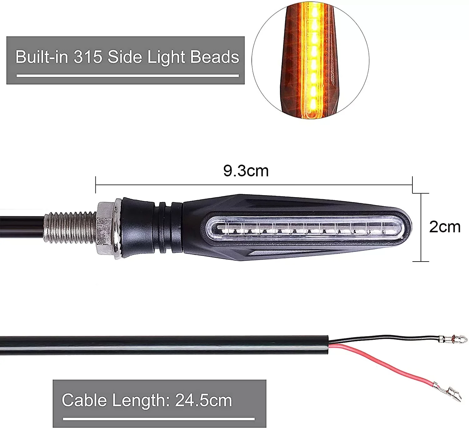 2/1PCS LED Motorcycle Turn Signals Light 12 SMD Tail Flasher Flowing Water Blinker IP68 Bendable Motorcycle Accessories Flashing
2/1PCS LED Motorcycle Turn Signals Light 12 SMD Tail Flasher Flowing Water Blinker IP68 Bendable Motorcycle Accessories Flashing