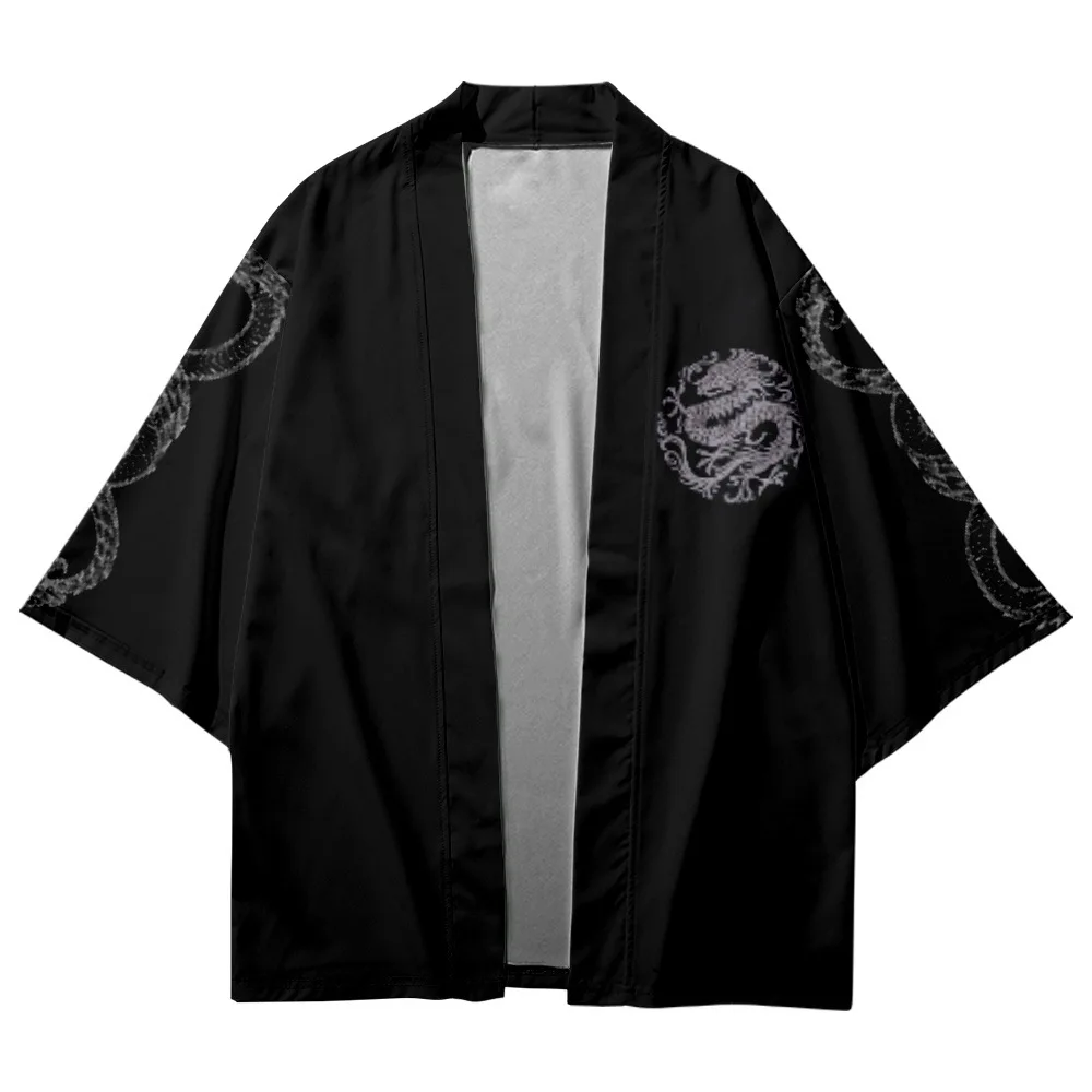 Chinese Dragon Printed Japanese Kimono Beach Shorts Summer Couple Men Women Yukata Shirt Haori Cardigan Cosplay
Chinese Dragon Printed Japanese Kimono Beach Shorts Summer Couple Men Women Yukata Shirt Haori Cardigan Cosplay
