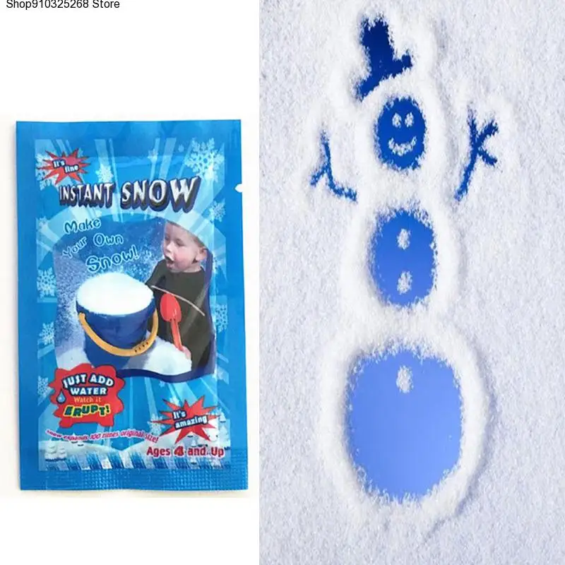 10 Pack Artificial Snow Instant Snow Powder Fluffy Snowflake Super Absorbant Frozen Party Magic Prop Christmas Party Decor
10 Pack Artificial Snow Instant Snow Powder Fluffy Snowflake Super Absorbant Frozen Party Magic Prop Christmas Party Decor
