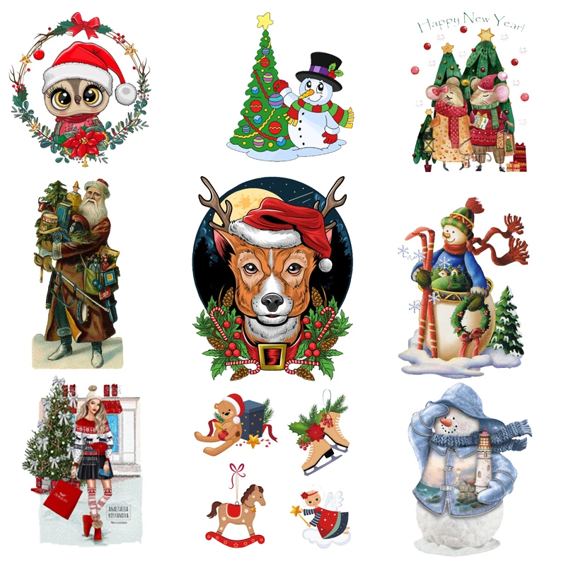 Cute Owl Elk Christmas Patch Fashion Girl Patches Cartoon Santa Snowman Iron-on Transfers for Clothing Thermoadhesive Patches
Cute Owl Elk Christmas Patch Fashion Girl Patches Cartoon Santa Snowman Iron-on Transfers for Clothing Thermoadhesive Patches