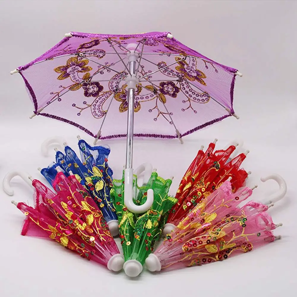 Fashion Handmade Kids Gift Dolls New Lace Umbrella Doll Accessories Embroidered Umbrellas Sunshade
Fashion Handmade Kids Gift Dolls New Lace Umbrella Doll Accessories Embroidered Umbrellas Sunshade