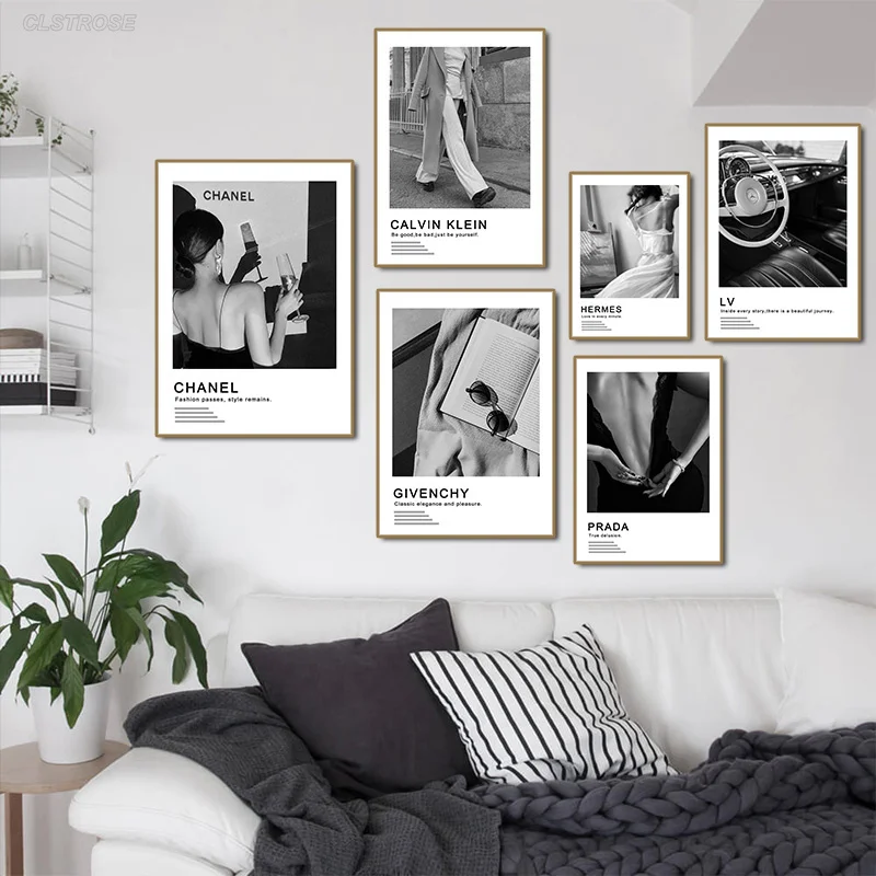 Black and White Wall Art Poster Letter Fashion Print Home Decoration Canvas Painting for Living Room Bedroom Entrance
Black and White Wall Art Poster Letter Fashion Print Home Decoration Canvas Painting for Living Room Bedroom Entrance
