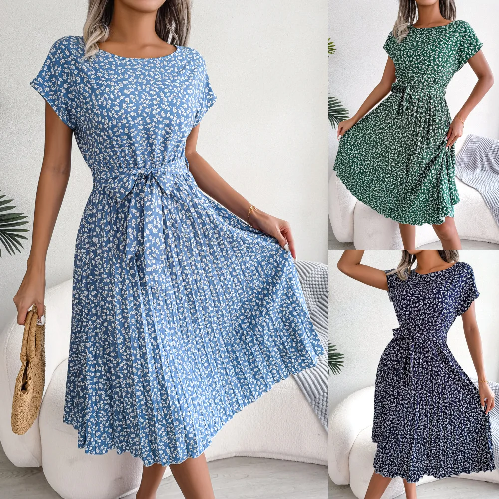 Summer New Casual Short-sleeved Floral Dress Women's 2023 Fashion All-match Elegant and Pretty Women's Dresses
Summer New Casual Short-sleeved Floral Dress Women's 2023 Fashion All-match Elegant and Pretty Women's Dresses