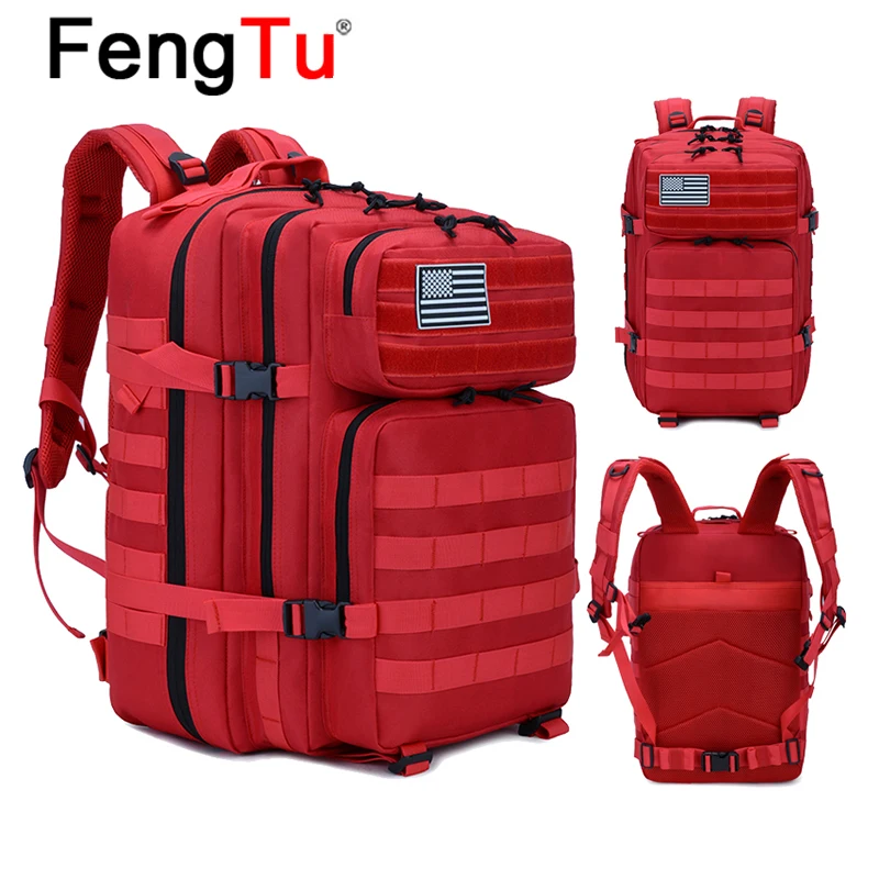 FengTu 50L Women/Men's Bag Hiking Camping Army Military Tactical Bag 3P Softback Outdoor Waterproof Bug Rucksack Hunting Bags
FengTu 50L Women/Men's Bag Hiking Camping Army Military Tactical Bag 3P Softback Outdoor Waterproof Bug Rucksack Hunting Bags