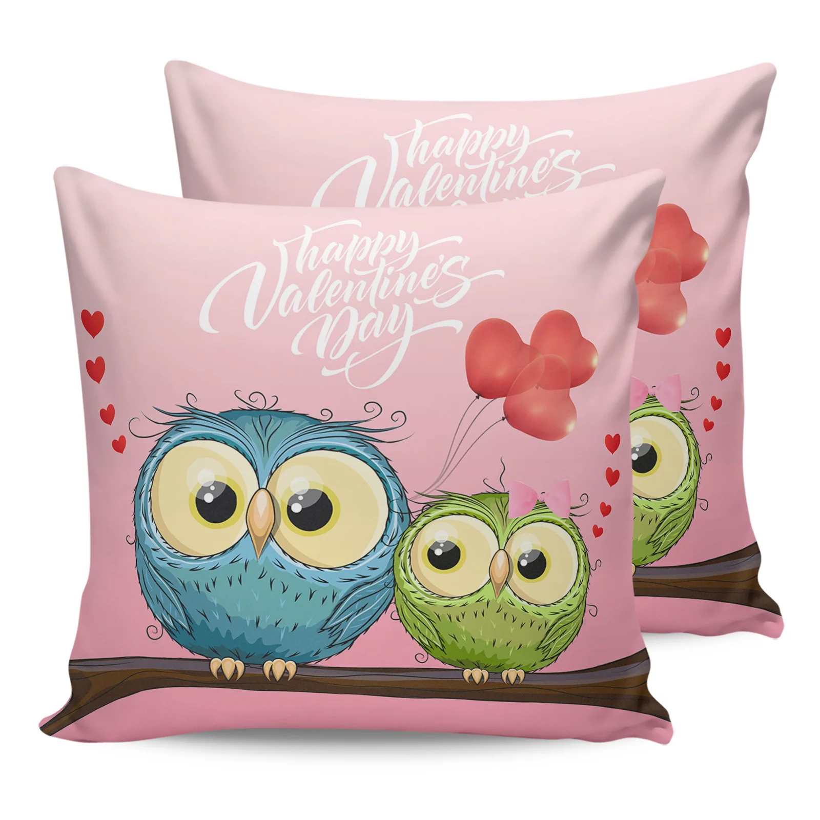 Valentine'S Day Owl Couple Balloon Pillowcase Two Piece Set Home Sofa Decor Cushion Cover Pillowcase Bed Pillow Cover
Valentine'S Day Owl Couple Balloon Pillowcase Two Piece Set Home Sofa Decor Cushion Cover Pillowcase Bed Pillow Cover