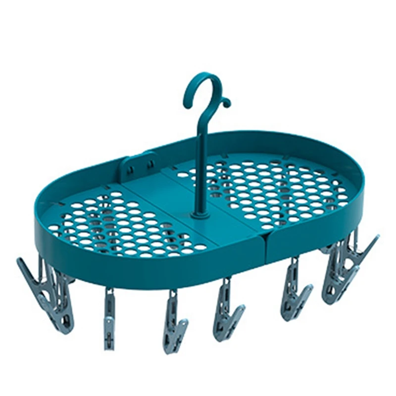 Складная вешалка для одежды, вешалка для носков, сушка для нижнего белья с зажимом, сушилка для хранения, ветрозащитная вешалка для одежды 
Складная вешалка для одежды, вешалка для носков, сушка для нижнего белья с зажимом, сушилка для хранения, ветрозащитная вешалка для одежды