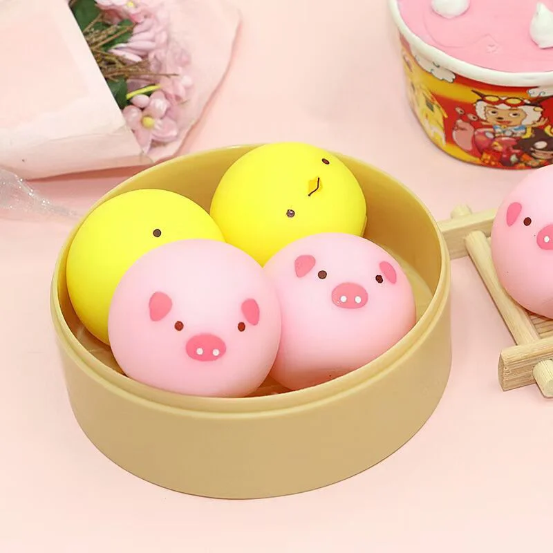 Zhixinqiqi children's gift pinch music toy vent toy pig yellow duck steamed stuffed bun
Zhixinqiqi children's gift pinch music toy vent toy pig yellow duck steamed stuffed bun