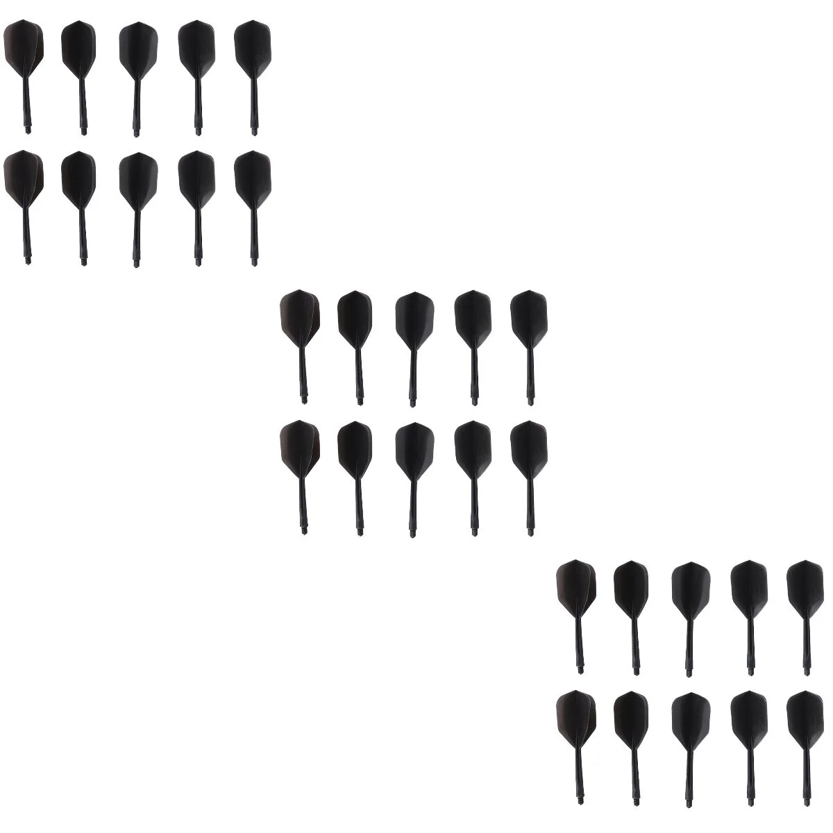 Стержни вала из пластика с листьями против падения, Металлическая резьба, интегрированные, детские, 30 шт.