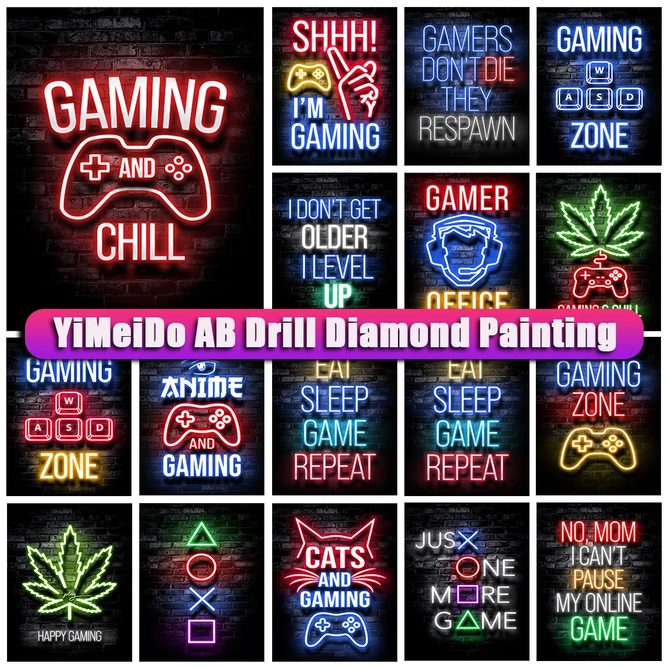 YIMEIDO 5D Diy AB Diamond Painting Game Console Cross Stitch Kit Embroidery Diamond Mosaic Landscape Art Picture of Rhinestones
YIMEIDO 5D Diy AB Diamond Painting Game Console Cross Stitch Kit Embroidery Diamond Mosaic Landscape Art Picture of Rhinestones