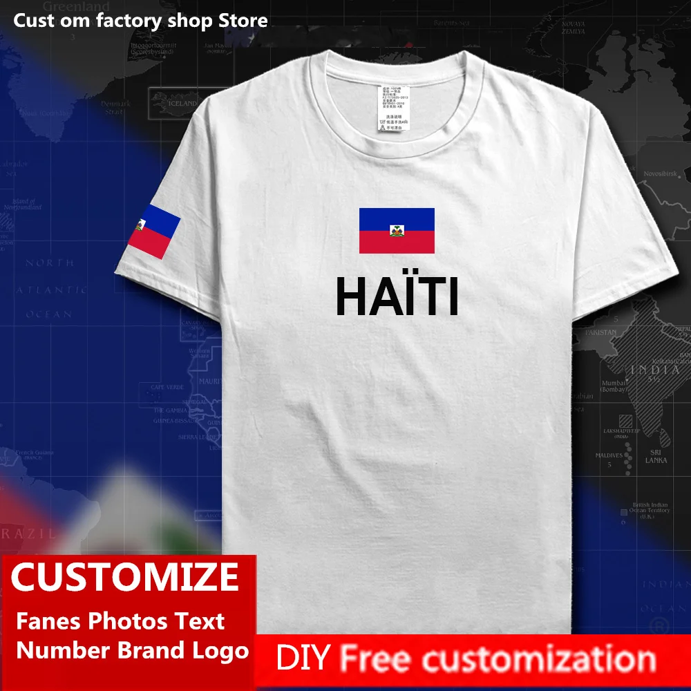 Haiti Haitian T shirt Custom Jersey Fans DIY Name Number Brand LOGO Tshirt High Street Fashion Hip Hop Loose Casual T-shirt
Haiti Haitian T shirt Custom Jersey Fans DIY Name Number Brand LOGO Tshirt High Street Fashion Hip Hop Loose Casual T-shirt