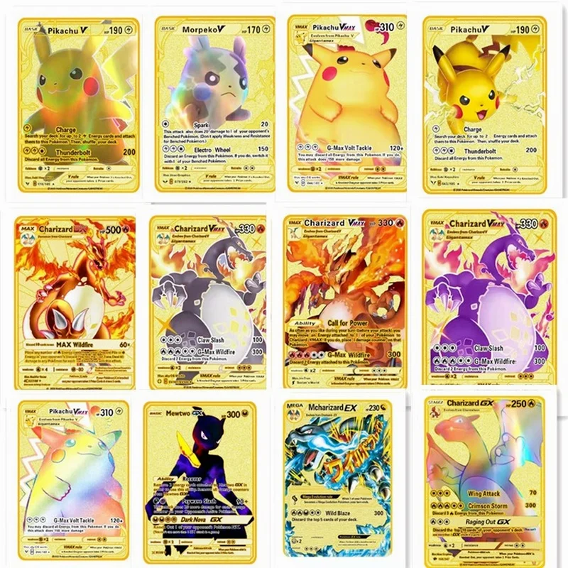 Покемон английская версия металлический огнеупорный Дракон Gx Vmax V EX металлическая редкая игра Kapikachu Боевая коллекция карточка подарок 
Покемон английская версия металлический огнеупорный Дракон Gx Vmax V EX металлическая редкая игра Kapikachu Боевая коллекция карточка подарок