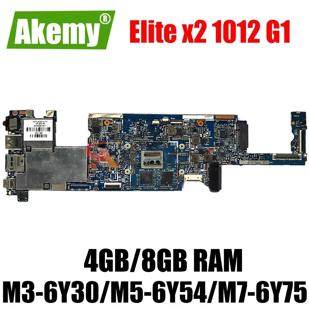 6050A2748801 For HP Elite x2 1012 G1 Laptop motherboard M3-6Y30 M5-6Y54 M7-6Y75 CPU 4GB 8GB RMB Mainboard 845470-601 844858-601
6050A2748801 For HP Elite x2 1012 G1 Laptop motherboard M3-6Y30 M5-6Y54 M7-6Y75 CPU 4GB 8GB RMB Mainboard 845470-601 844858-601