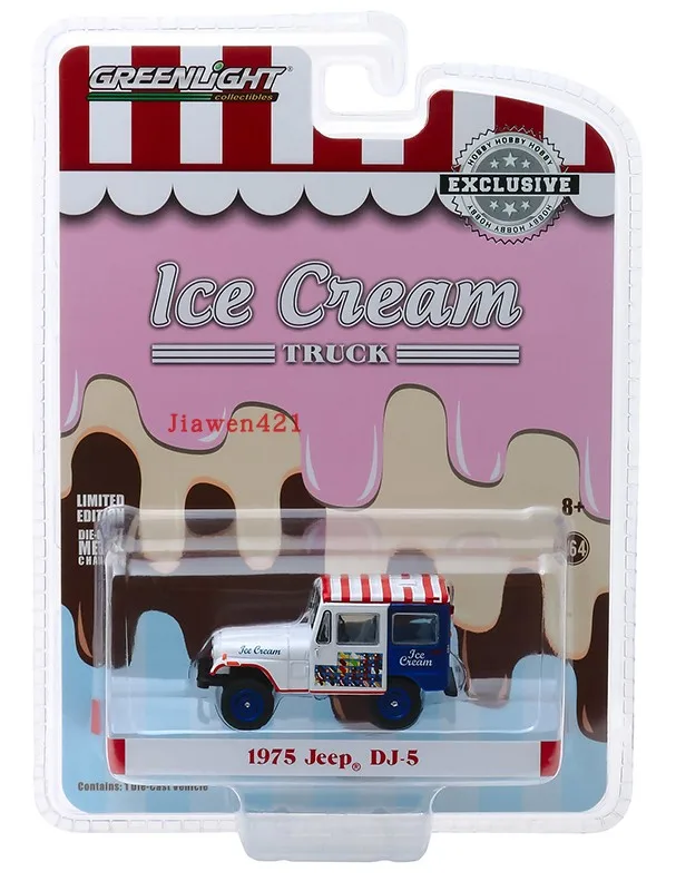1:64 1975 Jeep DJ-5 Ice Cream Truck ice cream truck Diecast Metal Alloy Model Car Toys For Gift Collection
1:64 1975 Jeep DJ-5 Ice Cream Truck ice cream truck Diecast Metal Alloy Model Car Toys For Gift Collection