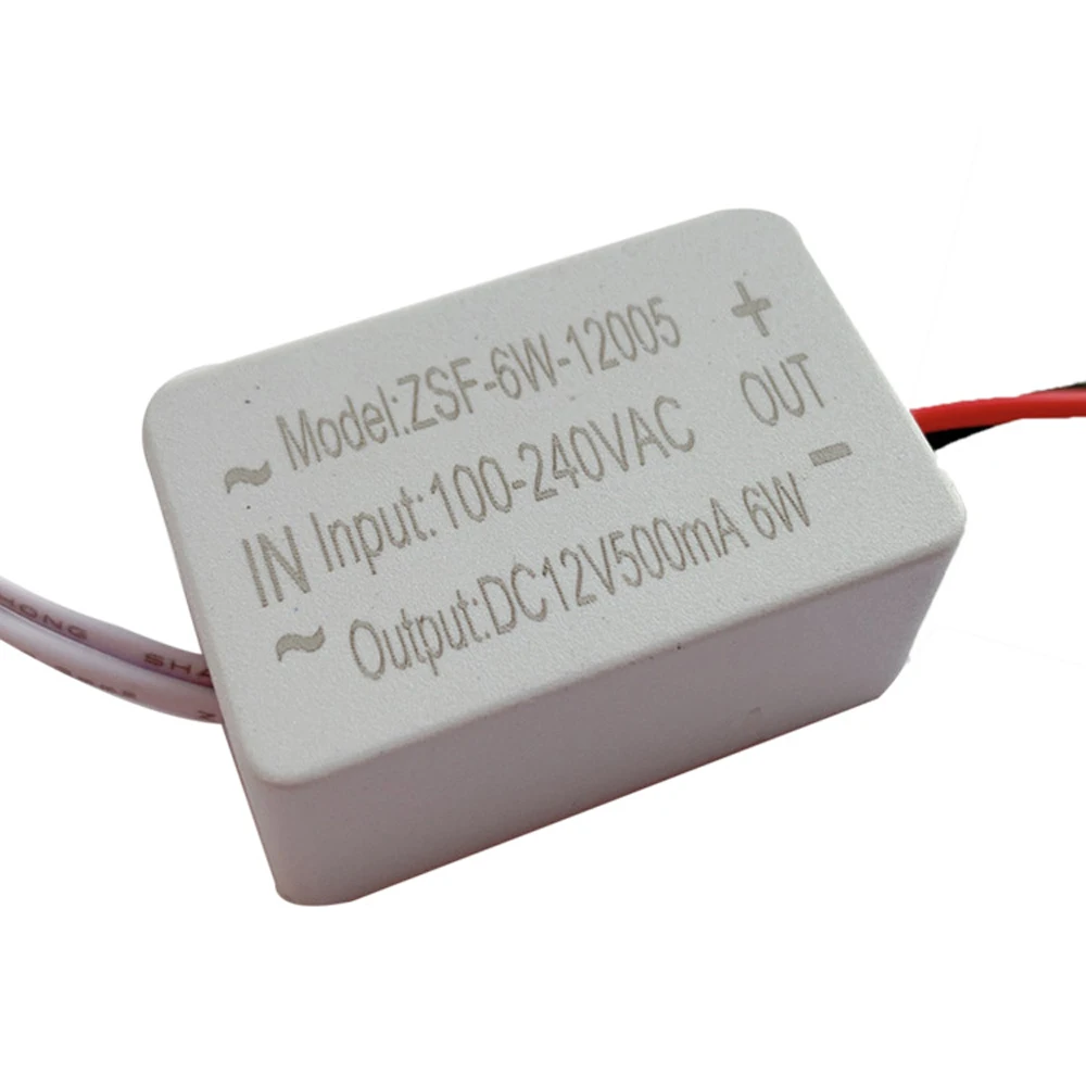 AC100-240V To DC12V LED Driver Constant Current Constant Voltage 6W Power Supply 500mA Low Voltage Driver Power For Cabinet Lamp
AC100-240V To DC12V LED Driver Constant Current Constant Voltage 6W Power Supply 500mA Low Voltage Driver Power For Cabinet Lamp
