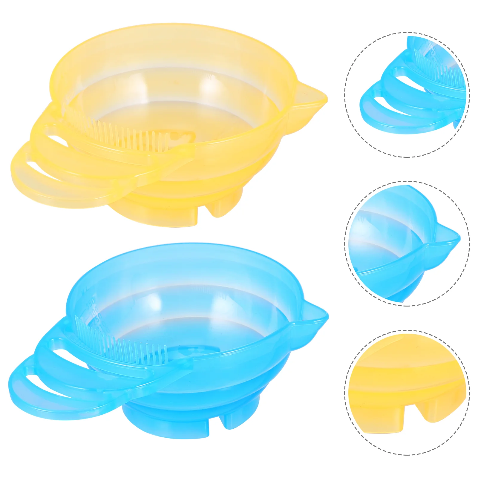 10Pcs Dye Bowl Hairdressing DIY Stackable Mixing Tint Bowl Hair Dye Bowl Hairdressing Supplies
10Pcs Dye Bowl Hairdressing DIY Stackable Mixing Tint Bowl Hair Dye Bowl Hairdressing Supplies