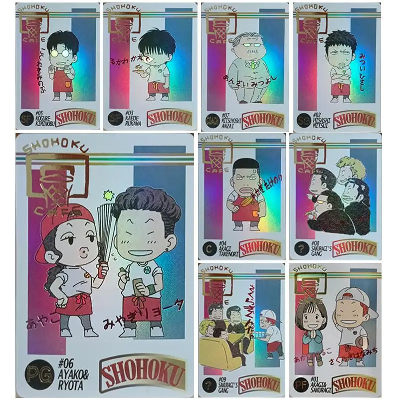 Аниме SLAM DUNK Sakuragi Hanamichi Haruko Akagi Mitsuyoshi Anzai Акаги Такенори Ryota Miyagi коллекция открыток настольная игра
Аниме SLAM DUNK Sakuragi Hanamichi Haruko Akagi Mitsuyoshi Anzai Акаги Такенори Ryota Miyagi коллекция открыток настольная игра