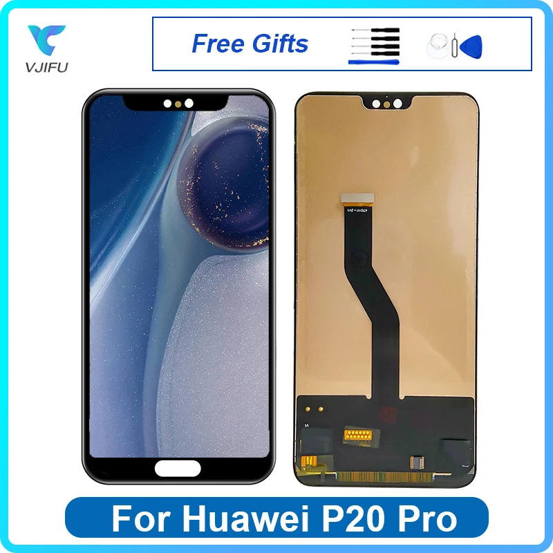 ЖК-дисплей 6 1 дюйма для Huawei P20 Pro без рамки Женский Сенсорный экран с цифровым
