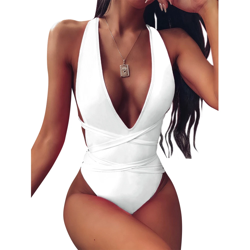 Brazilian Women Swimwear Bathing Suit One Piece Padded Bra Swimsuit Women V Neck Monokini Women's Swimming Suit
Brazilian Women Swimwear Bathing Suit One Piece Padded Bra Swimsuit Women V Neck Monokini Women's Swimming Suit
