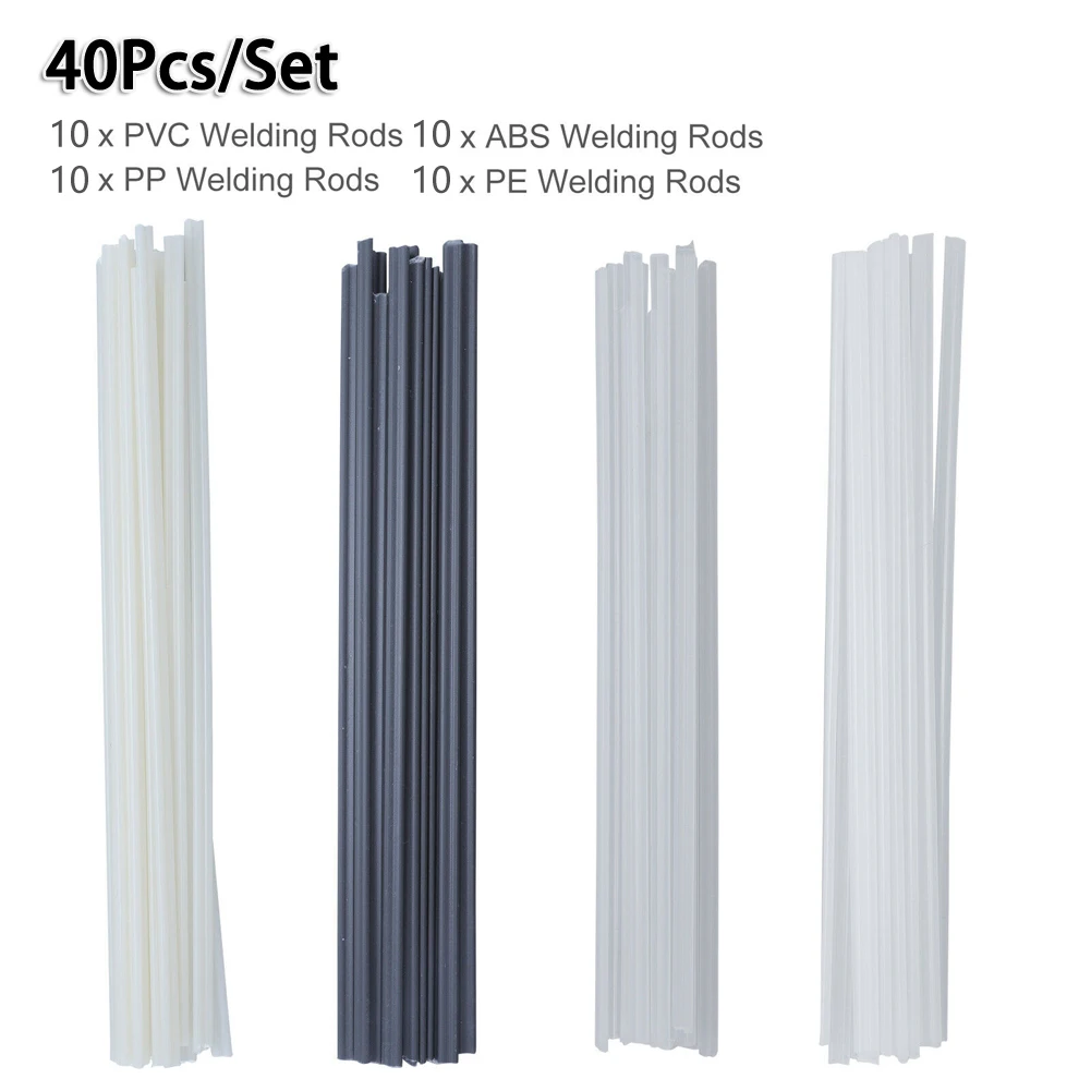 40Pcs 250mm Plastic Welding Rods ABS/PP/PVC/PE Welding Sticks For Plastic Welder Gun Bumper Repair Welding Soldering Supplies
40Pcs 250mm Plastic Welding Rods ABS/PP/PVC/PE Welding Sticks For Plastic Welder Gun Bumper Repair Welding Soldering Supplies