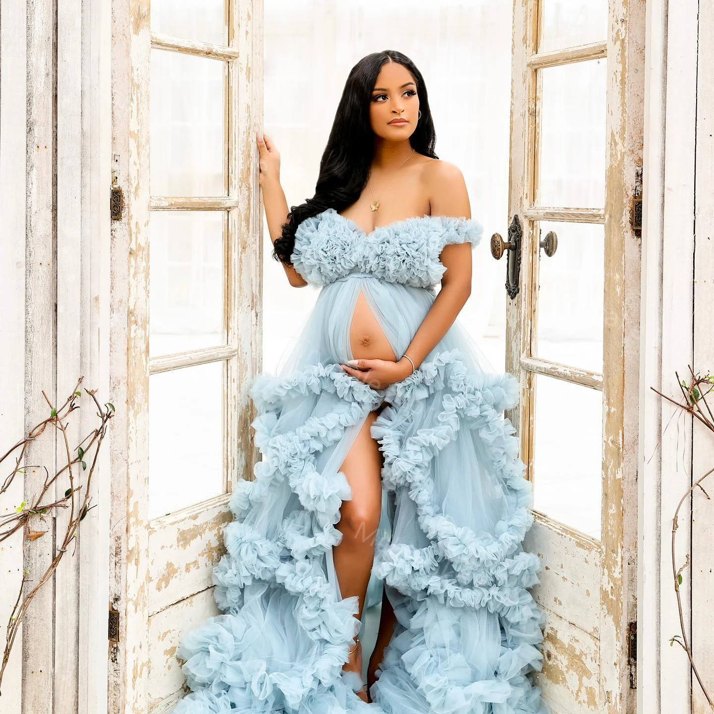 Colorful tulle maternity photo shoot temperament fluffy tulle maternity robe women's multi-color dress customization
Colorful tulle maternity photo shoot temperament fluffy tulle maternity robe women's multi-color dress customization