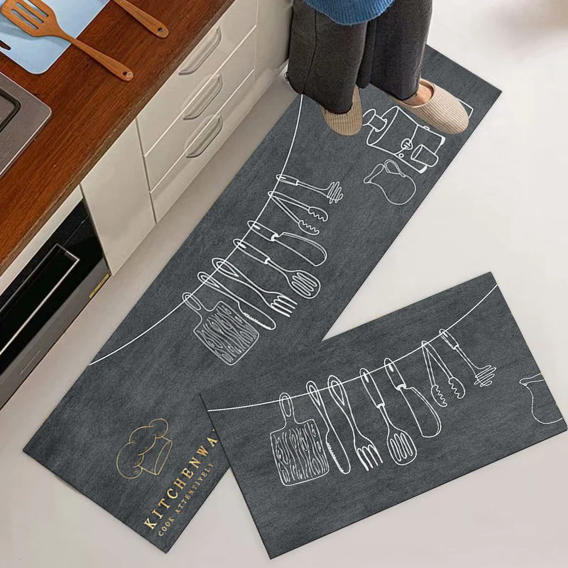 Длинный кухонный коврик, коврик для спальни, впитывающий моющийся нескользящий напольный коврик, коврик для балкона, стиральной комнаты, коврик для входной двери в ванную комнату
Длинный кухонный коврик, коврик для спальни, впитывающий моющийся нескользящий напольный коврик, коврик для балкона, стиральной комнаты, коврик для входной двери в ванную комнату