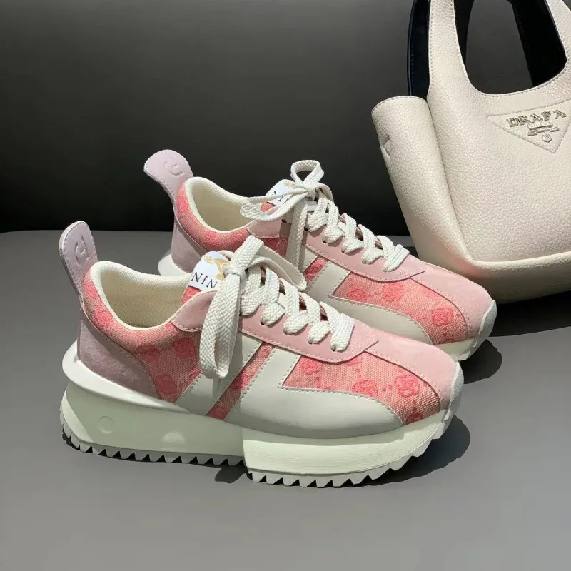 2023 Women's Lightweight Casual Sneakers Platform Sneakers Running Shoes Platform Pink
2023 Women's Lightweight Casual Sneakers Platform Sneakers Running Shoes Platform Pink
