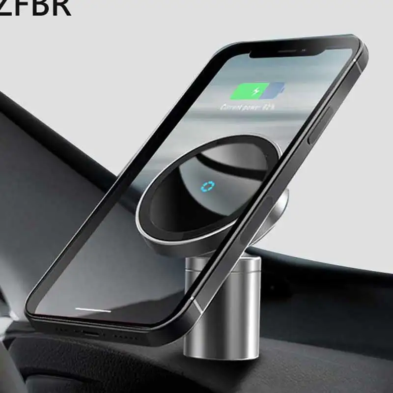 15W Wireless Charger Car Phone Holder For Magsafe Magnetic Apple Samsung Cellphone in Car Wireless Charging Cradle Mount Stand
15W Wireless Charger Car Phone Holder For Magsafe Magnetic Apple Samsung Cellphone in Car Wireless Charging Cradle Mount Stand