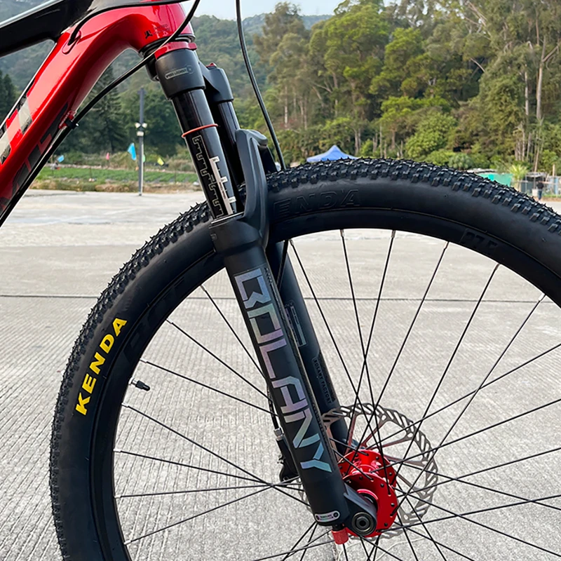 Bolany MTB Air Suspension Fork 120mm Stroke 27.5 29 Inch Mountain Bike Fork Boost Thru Axle 110*15mm 100x15mm Rebound Adjustment 
Bolany MTB Air Suspension Fork 120mm Stroke 27.5 29 Inch Mountain Bike Fork Boost Thru Axle 110*15mm 100x15mm Rebound Adjustment