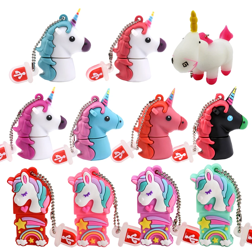 JASTER Cute Cartoon USB 2.0 Flash Drives 64GB Colorful Horse Memory Stick 32GB Creative Gift for Kids Pen Drive Key Chain U Disk
JASTER Cute Cartoon USB 2.0 Flash Drives 64GB Colorful Horse Memory Stick 32GB Creative Gift for Kids Pen Drive Key Chain U Disk