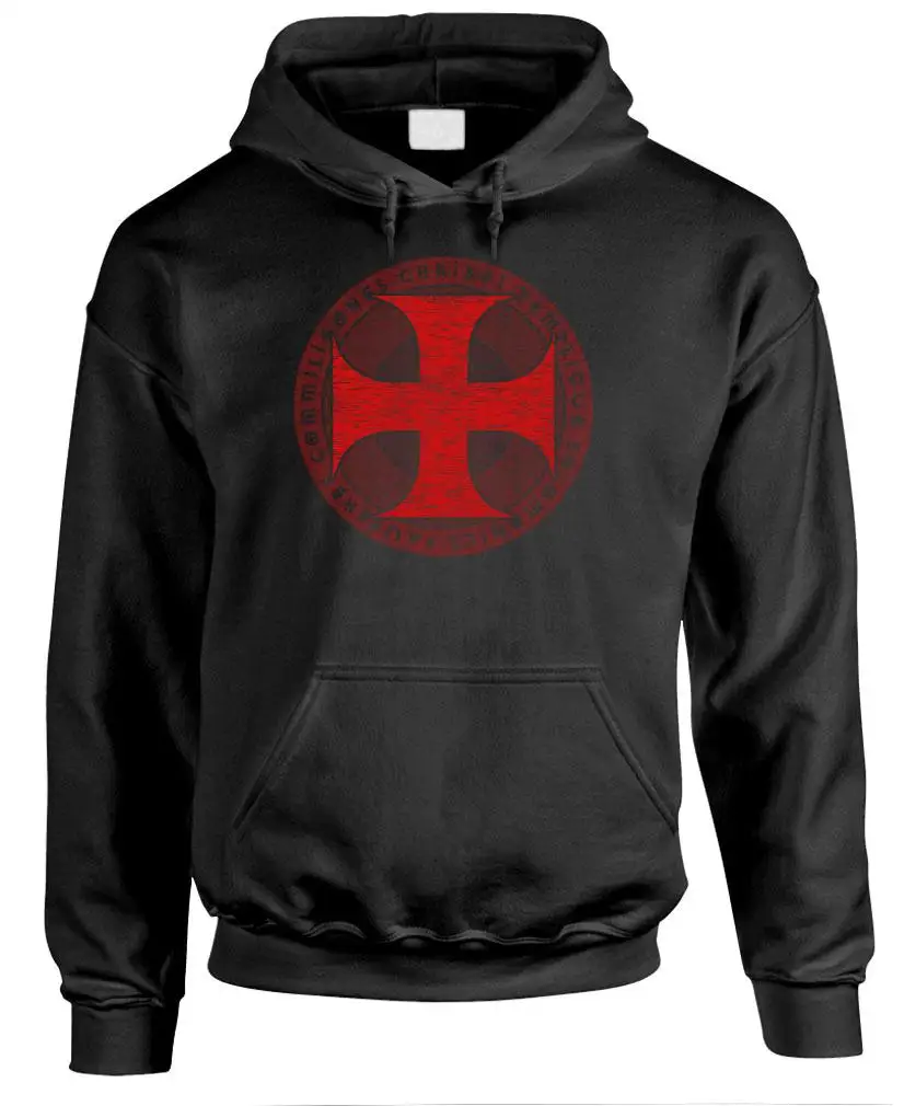 Knights Templar Warrior of Christ Crusader Symbol Pullover Hoodie New 100% Cotton Comfortable Casual Mens Fashion Streetwear
Knights Templar Warrior of Christ Crusader Symbol Pullover Hoodie New 100% Cotton Comfortable Casual Mens Fashion Streetwear