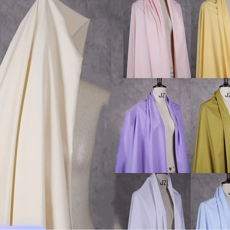 Cotton Silk Fabric Solid White Shirt Wrinkle Resistant Free Clothing Wholesale Cloth Per Meter Apparel Sewing Diy Material
Cotton Silk Fabric Solid White Shirt Wrinkle Resistant Free Clothing Wholesale Cloth Per Meter Apparel Sewing Diy Material
